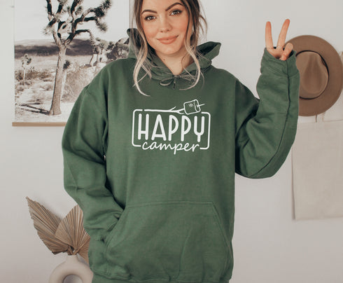 C & Win Sports Camping Hoodie Military Green / S - C & Win Sports